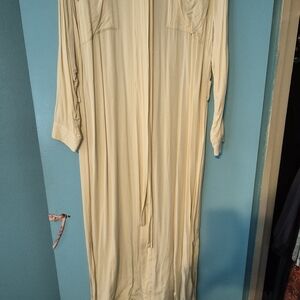 Haute Hippie Cream Maxi Dress